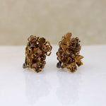 Golden Autumn Flora Necklace & Earrings by DeMario