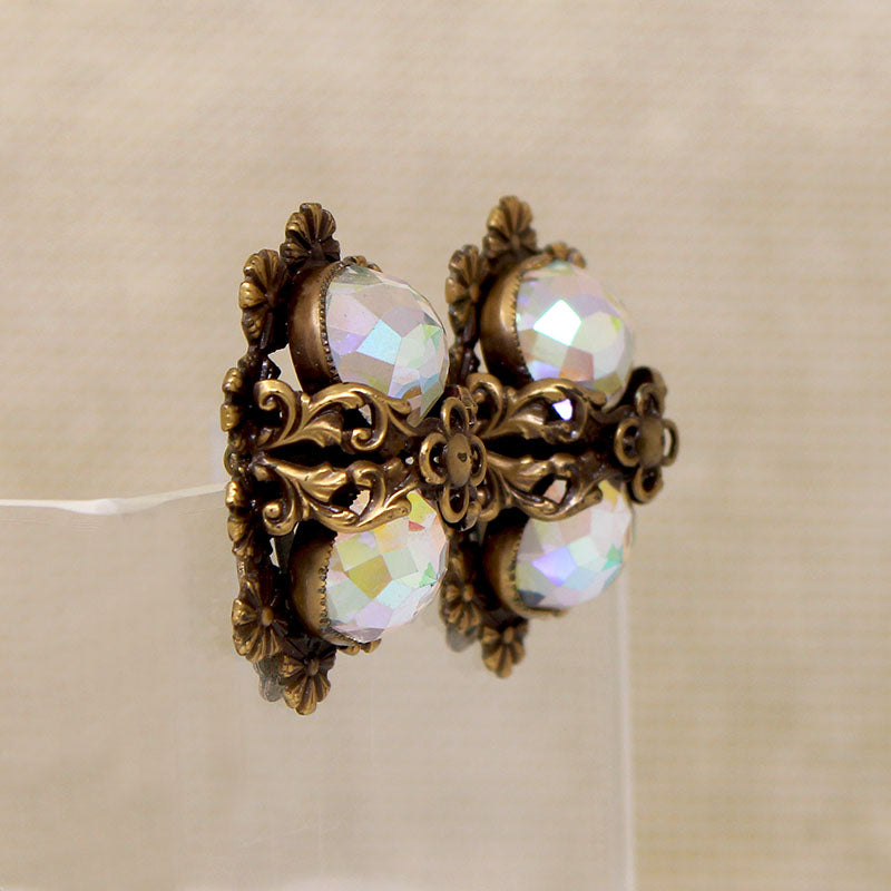 Aurora Borelis Crystal Bracelet & Earring Set by Joseff