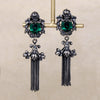 Tasseled Brooch & Earring Set by Joseff of Hollywood