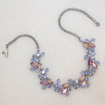 Pretty Pastels Bead & Rhinestone Necklace by Weiss