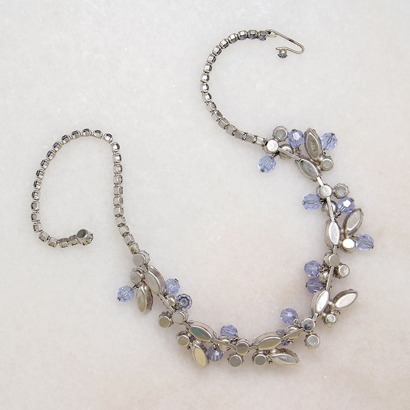 Pretty Pastels Bead & Rhinestone Necklace by Weiss