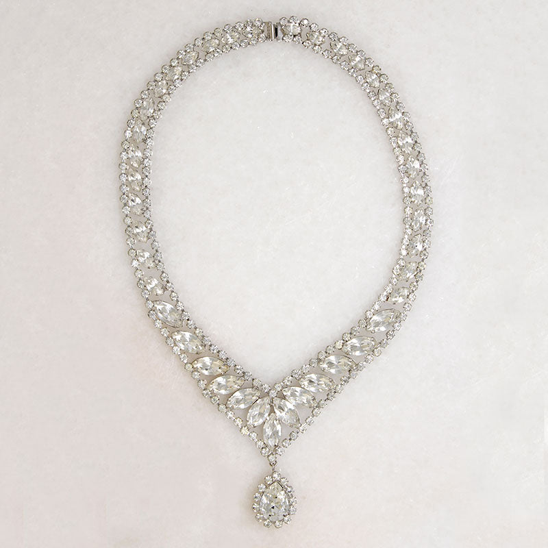 Impressive Rhinestone Collar by Vendome