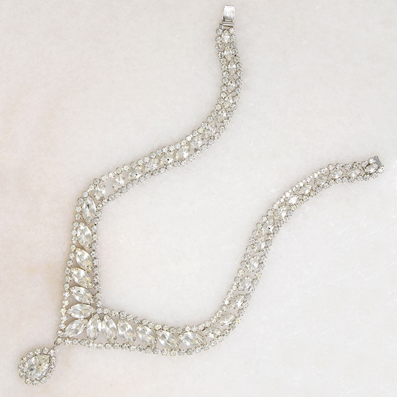 Impressive Rhinestone Collar by Vendome