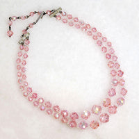 Pretty in Pink AB Glass Bead Necklace