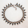 Chic French Choker with Sophisticated Rhinestone Palette