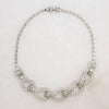 Sophisticated Rhinestone Link Necklace by Boucher