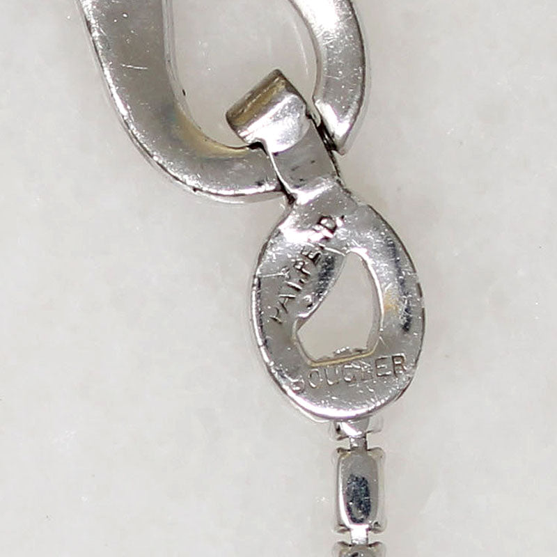 Sophisticated Rhinestone Link Necklace by Boucher