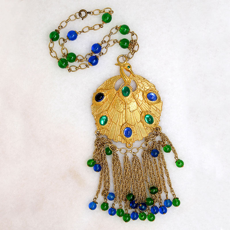 Wild Hobé Peacock Necklace
