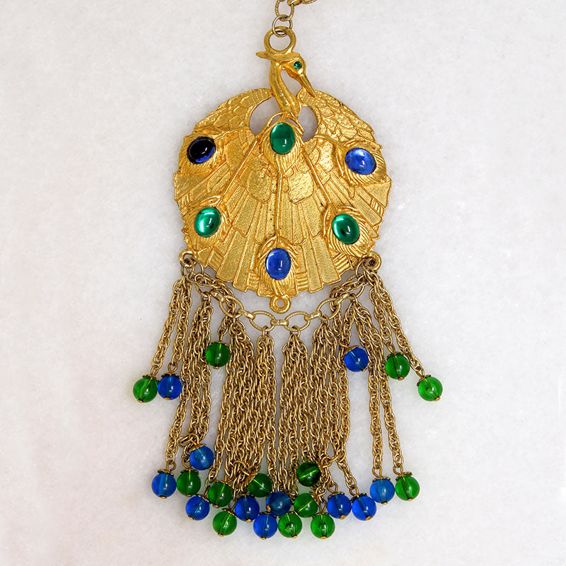 Wild Hobé Peacock Necklace