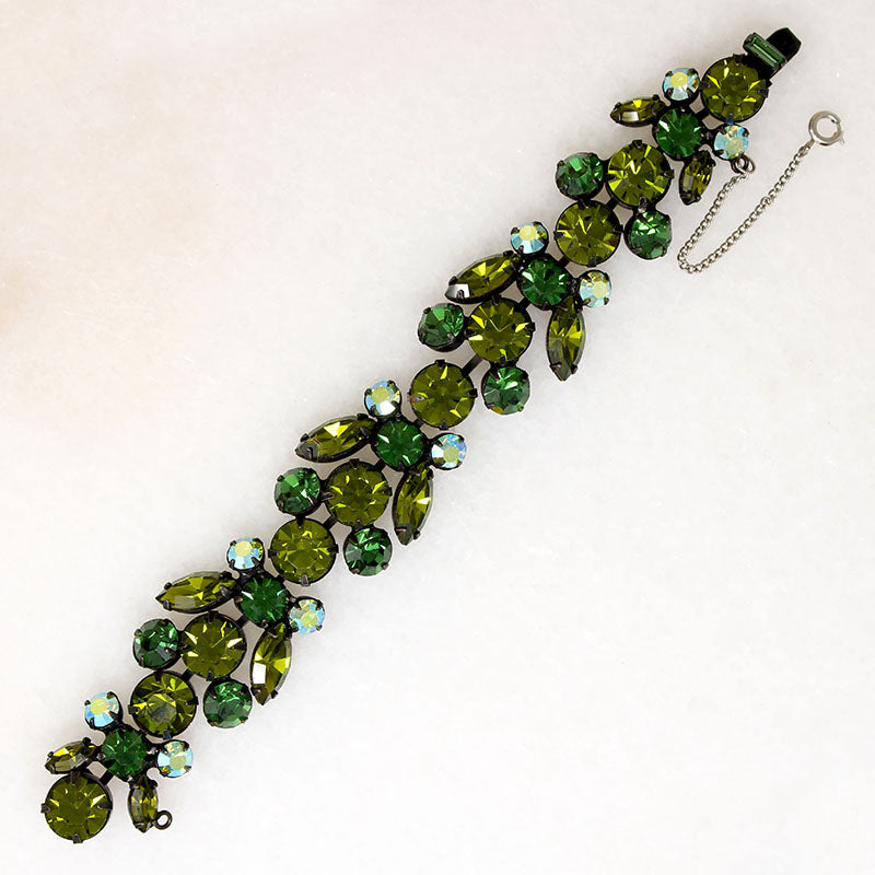 Verdant Austrian Crystal Bracelet by Regency