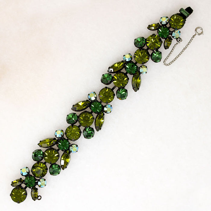 Verdant Austrian Crystal Bracelet by Regency