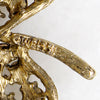 Bronze Leaves Brooch & Earring Set by Weiss