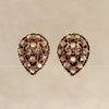 Bronze Leaves Brooch & Earring Set by Weiss