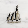 Three Little Penguins Brooch by Marcel Boucher