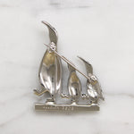 Three Little Penguins Brooch by Marcel Boucher