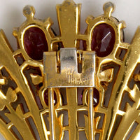 Flirtatious Fan Fur Clip from Trifari's Empress Eugénie Collection
