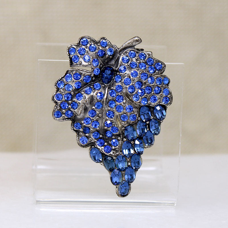 Succulent Grape Cluster Art Deco Dress Clip