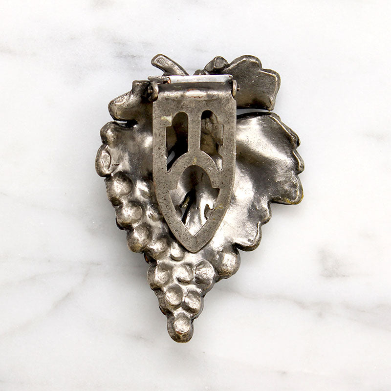 Succulent Grape Cluster Art Deco Dress Clip