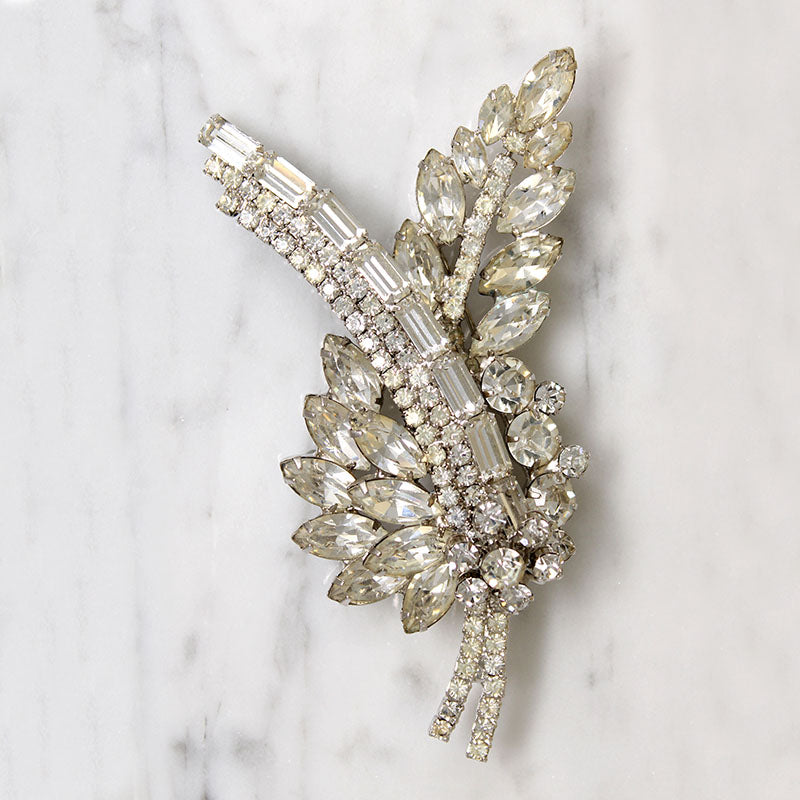 Exuberant Rhinestone Corsage Brooch by Juliana