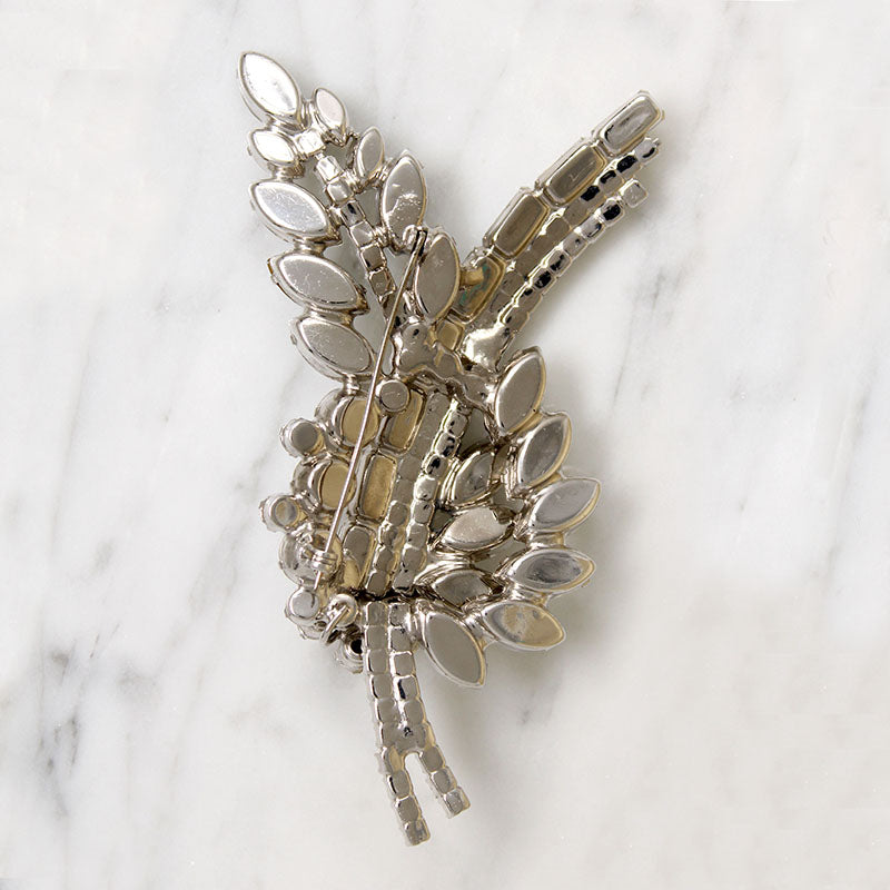 Exuberant Rhinestone Corsage Brooch by Juliana