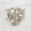 Bright Crystal Blossom Brooch Signed Eisenberg Original