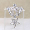 World War II Era Wings & Stars Brooch by Eisenberg