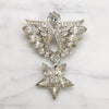 World War II Era Wings & Stars Brooch by Eisenberg