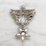 World War II Era Wings & Stars Brooch by Eisenberg
