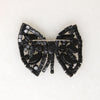 Creepy & Kooky Black Glass Brow Brooch by Weiss