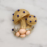 Fanciful Mushroom Brooch by Trifari