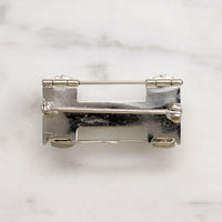 Clever Art Deco Posy Holder Brooch