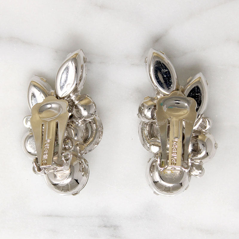 Sparkling Sprays of Swarovski Crystal Earrings by Eisenberg