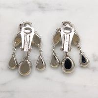 Glamorous Rhinestone Chandelier Earrings by Weiss