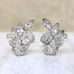 Clustered Crystal Flourish Earrings by Eisenberg