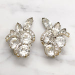 Clustered Crystal Flourish Earrings by Eisenberg