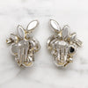 Clustered Crystal Flourish Earrings by Eisenberg
