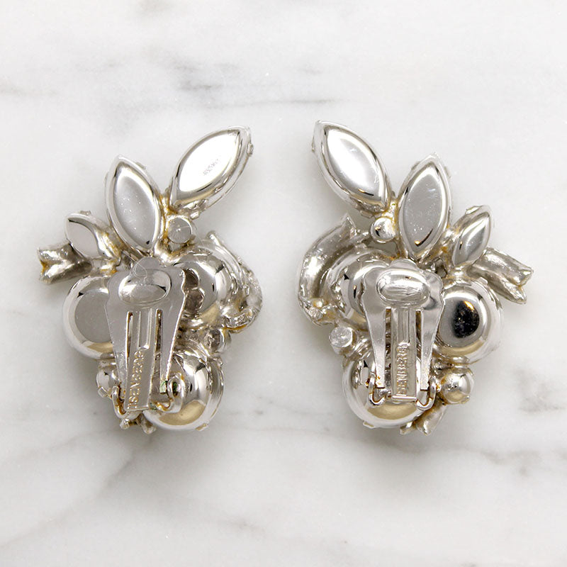 Clustered Crystal Flourish Earrings by Eisenberg