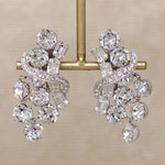 Dramatic Crystal Cluster Earrings by Eisenberg