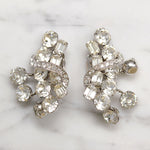 Dramatic Crystal Cluster Earrings by Eisenberg