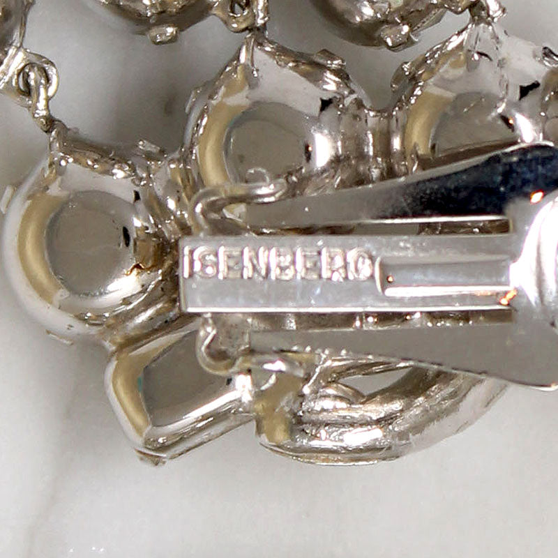 Dramatic Crystal Cluster Earrings by Eisenberg