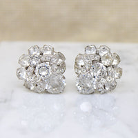 Bright Crystal Button Earrings by Eisenberg