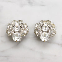 Bright Crystal Button Earrings by Eisenberg