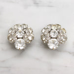 Bright Crystal Button Earrings by Eisenberg