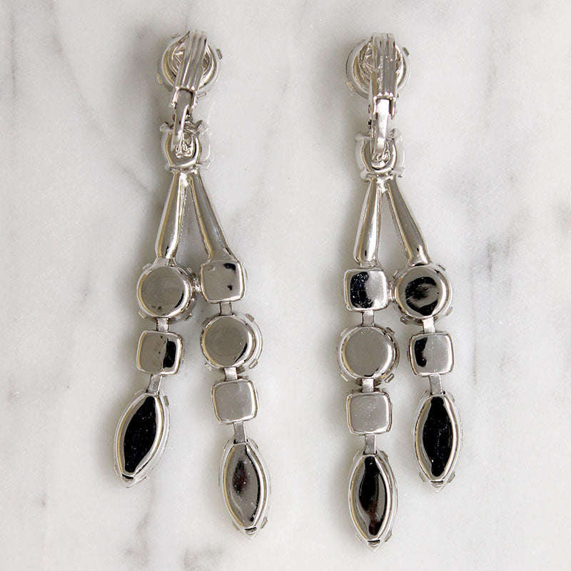 Stunning Swarovski Crystal Chandelier Earrings by Eisenberg