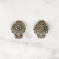 Darling Sterling & Marcasite Cluster Earrings