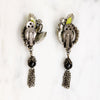 Juliana Easter Egg & Rhinestone Tassel Earrings