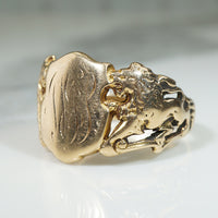 19thc Lion Signet Ring