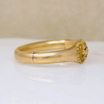 Noble Lion's Head Gold Filled Victorian Bangle