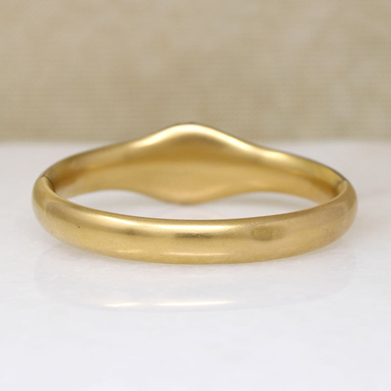 Noble Lion's Head Gold Filled Victorian Bangle