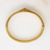 Noble Lion's Head Gold Filled Victorian Bangle